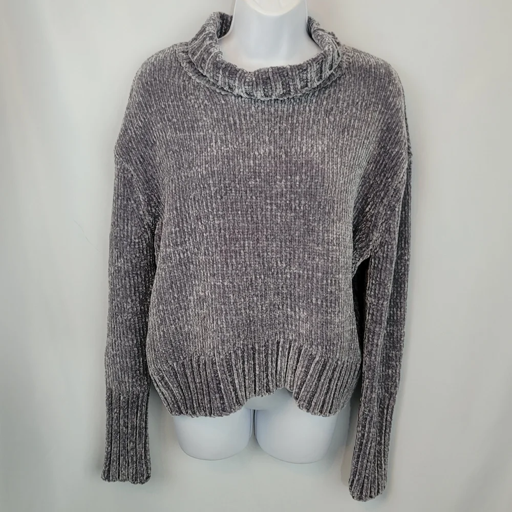 Cynthia Rowley Gray Sweater - Picture 1 of 5